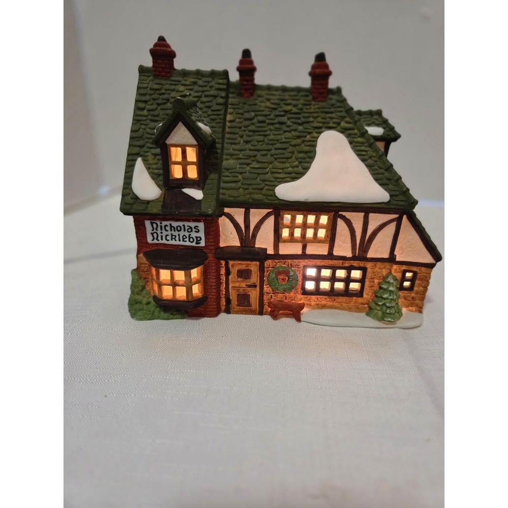 Department 56 Nicholas Nickleby Cottage from the Dickens' Village Series Vintage